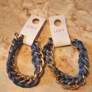 NWT Loft Women’s Blue Braided Woven Link Bracelet (per bracelet)
